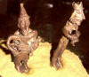 Короны на бронзовых фигурках из музея Махачкалы, и короны египетских фараонов (наследовавших культуру атлантов).